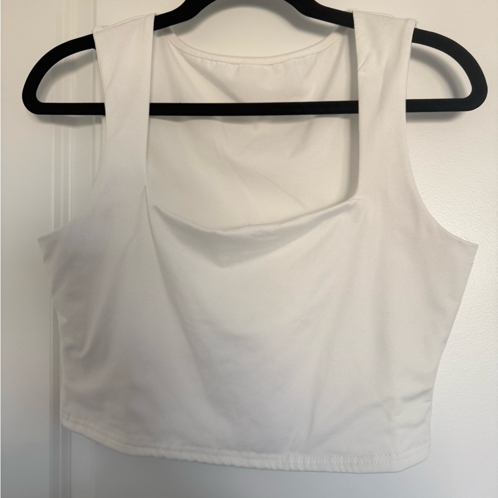 White Sleeveless Women's Top
